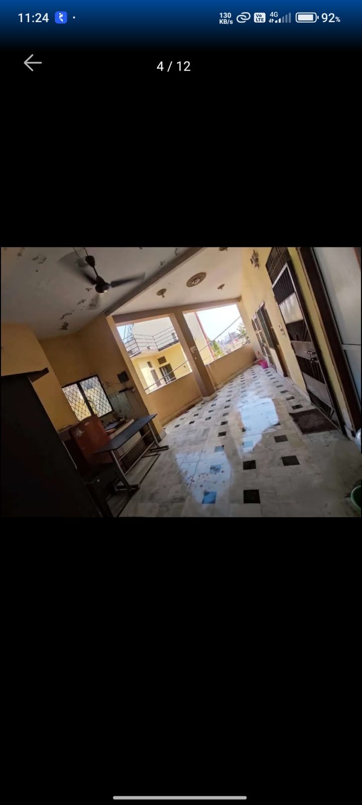 Dining and pantry area with full kitchen access