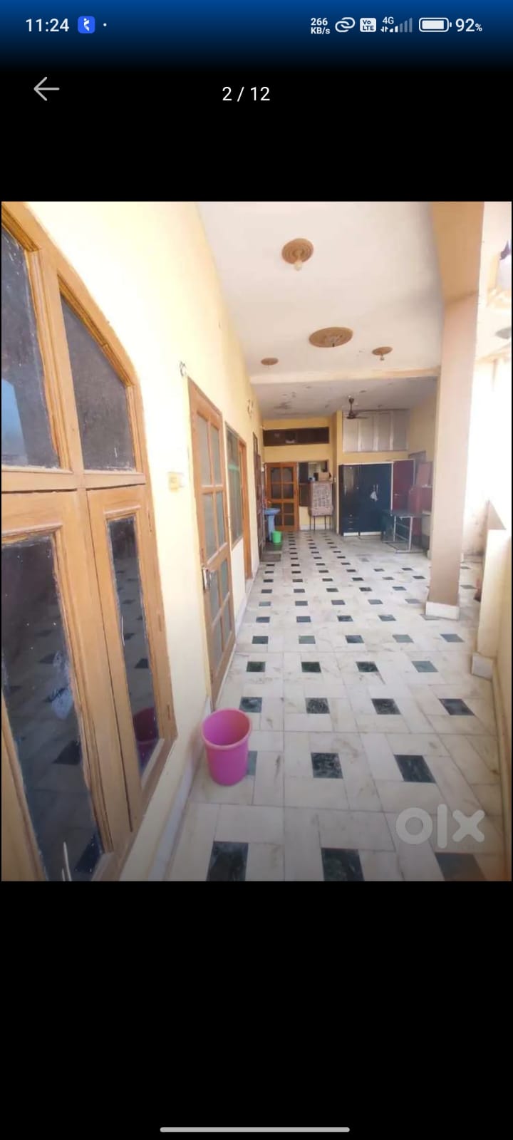 Modern lobby area at Bala Ji PG Roorkee